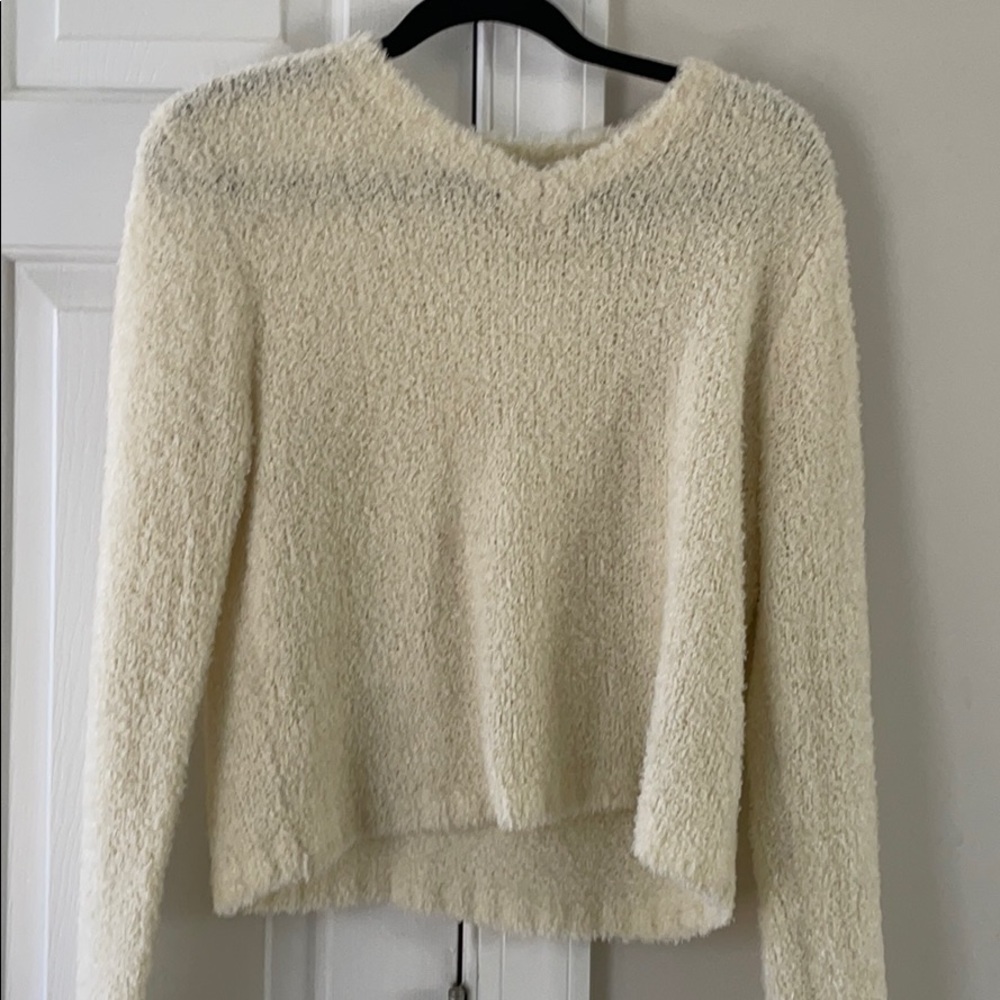 Cream sweater